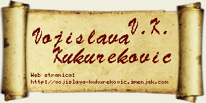 Vojislava Kukureković vizit kartica